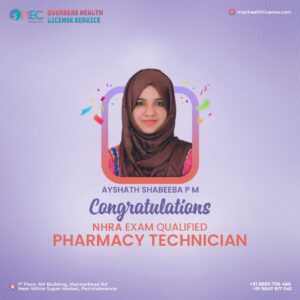AYSHATH SHABEEBA_ NHRA- PHARMACY TECH