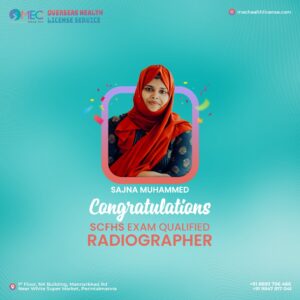 SAJNA MUHAMMED SCFHS RADIOGRAPHER